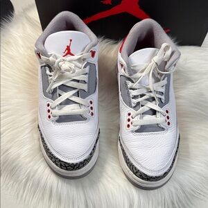 Air Jordan 3 Retro "Fire Red 2022" sneakers 6Y